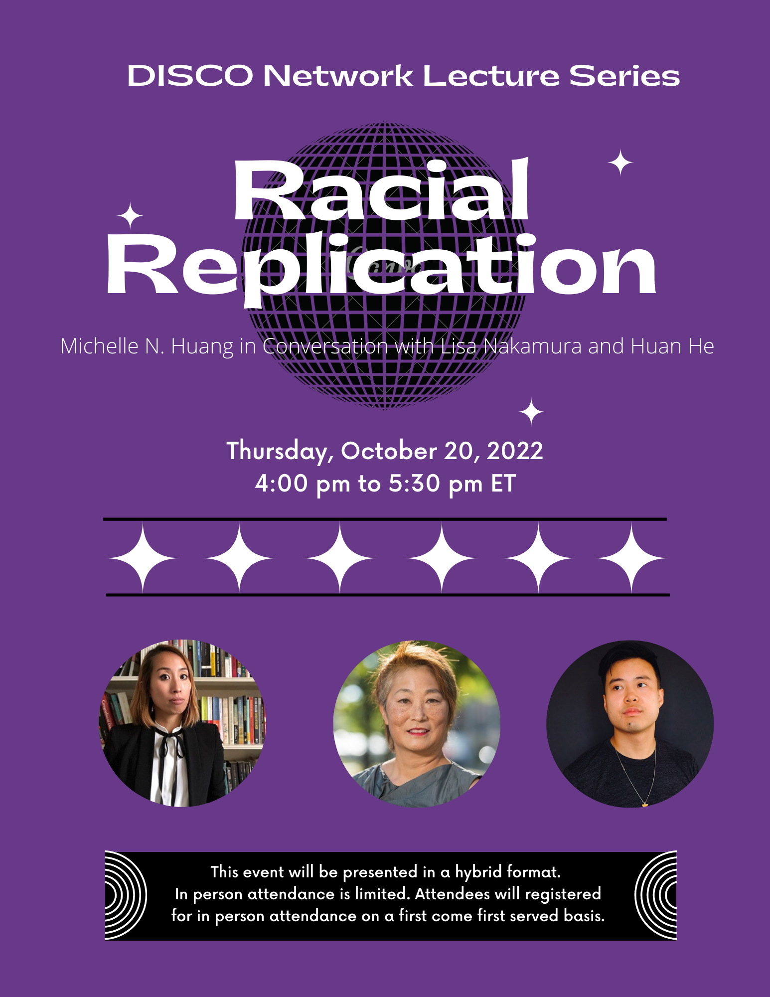 Expired) DISCO Network Lecture Series | Racial Replication