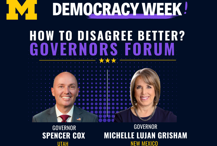 Event Graphic with Governors Cox (UT) and Grisham (NM) headshots.
