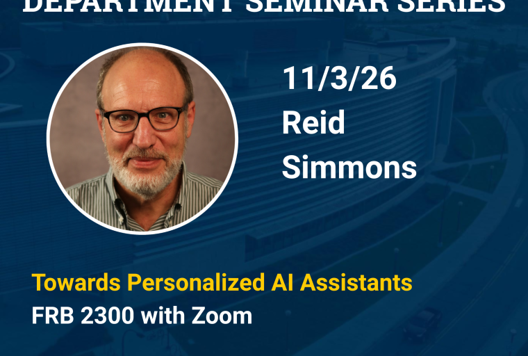 Robotics Department Seminar Series - Reid Simmons