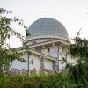Detroit Observatory photo from sidewalk.