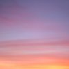 Sunset sky in pinks and blues.