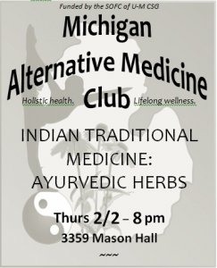 Ayurvedic herbs flyer