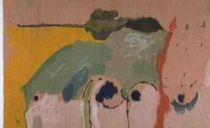 Helen Frankenthaler, Tales of Genji I, 1998, 33-color woodcut on light sienna TG