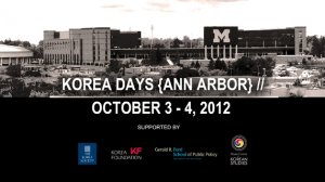 Korea Days: Ann Arbor