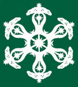 Garden of Eden & Tree of Life: Snowflake Paper Cuttings by Dr. Thomas L. Clark