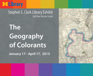 Geography of Colorants