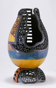 Gourds & Baskets: Mixed Media by Karen Fenwick