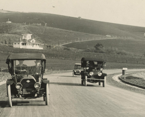 Lincoln Highway (formerly Foothill Blvd) near Hayward, California in Alameda Cou