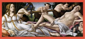 Venus and Mars by Sandro Botticelli (1485)