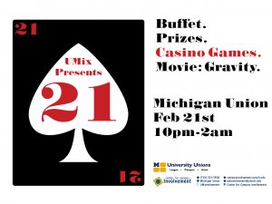 Friday, February 21st from 10 pm-2 am celebrate UMix: 21!