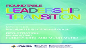 Round Table on Leadership Transition flyer