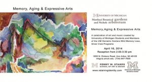 Memory, Aging & Expressive Arts Course Exhibition