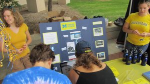 Students sign up for information at Northfest