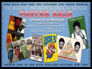 flyer for poster sale