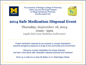 Safe Medication Disposal Event Details