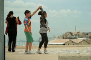Still from the film Dancing in Jaffa
