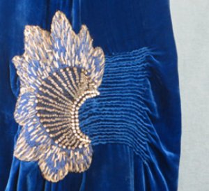 Detail from a costume