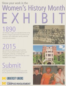 Women's History Month Exhibit now accepting submissions