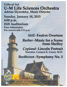 Poster for LSO concert Poster for LSO concert