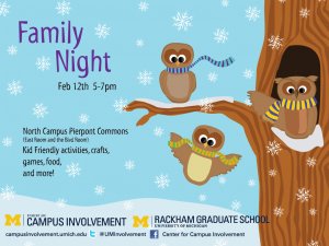 Family Night on 2-12-15 in Pierpont Commons