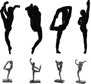 Auguste Rodin, Dance Movement B, Dance Movement C, Dance Movement E, Dance Movem