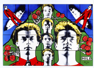 Gilbert and George,  HILL, 1985, Mixed media photographic work, Collection of Al