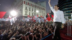 Alexis Tsipiras, Leader of the "Coalition of the Radical Left," and now PM of Gr