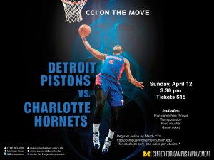 CCI on the Move: Pistons vs. Hornets