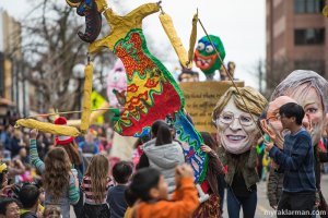 Puppets and people frolic during FestiFools 2014