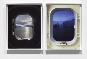 Sophie Calle, North Pole / Pôle nord, 2009 (detail), Duratrans light box, sandbl