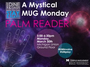 Join us for MUG Monday on March 30th from 5-6:30 pm!  We will be featuring a pal