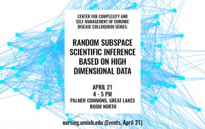 Random Subspace Scientific Inference Based on High Dimensional Data April 21 4-5