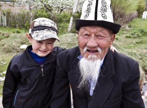 With Great-Grandfather – Kyrgyzstan by Jeffrey M. Levine MD, AGSF.