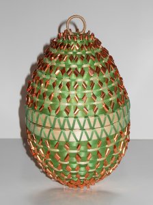 Fiberge Egg by Kelly Church, photograph by the artist.