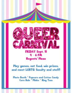 queer carnival flyer. details in event description