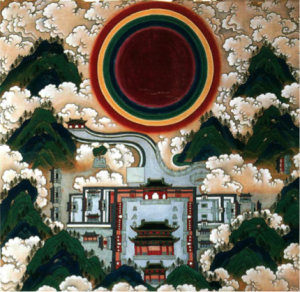 Detail of Taiheshan Rui Tu, early 15th century