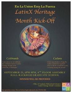 LatinX Heritage Month Flier LatinX Heritage Month Flier