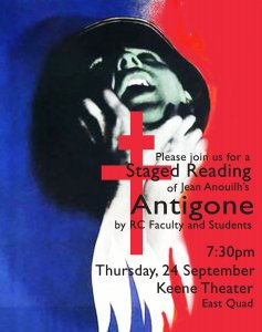 Anouilh Antigone staged reading