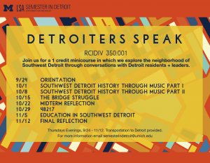 Detroiters Speak Southwest Detroiters Speak Southwest