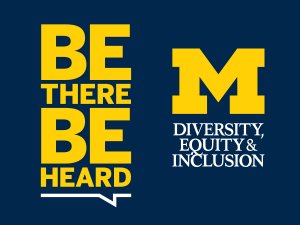 Be There. Be Heard. Be There. Be Heard.
