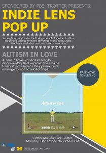 Flyer for the Film Autism in Love.