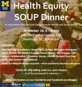 Health Equity SOUP Dinner Fundraiser
