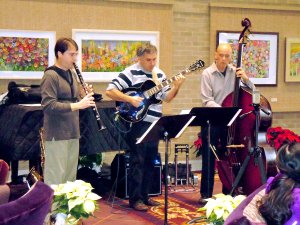 Photograph of the Ann Arbor Klezmer Trio by Carrie McClintock. High resolution v