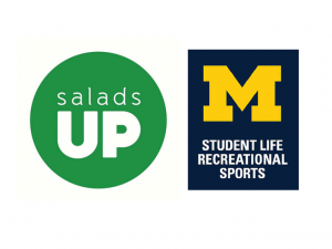 Rec Sports and Salads UP logos