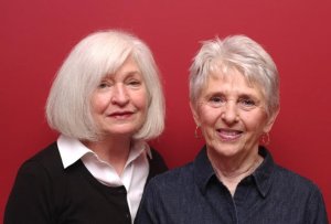 This photograph shows the two authors who will be giving the lecture.