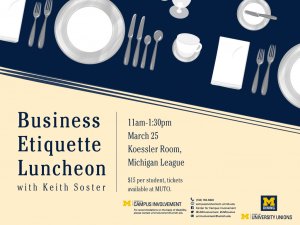 Business Etiquette Luncheon Digital Ad