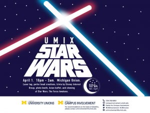 UMix Star Wars April 1st advertisement