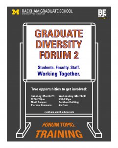 Graduate Diversity Forum 2 flyer