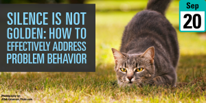 Silence is NOT Golden: How to Effectively Address Problem Behavior Silence is NOT Golden: How to Effectively Address Problem Behavior
