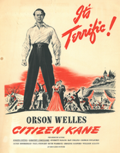 Original 1941 exhibit poster for Citizen Kane